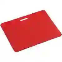 На картинке: Чехол для карточки Devon, красный на белом фоне
