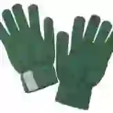 На картинке: Сенсорные перчатки Scroll, зеленые на белом фоне
