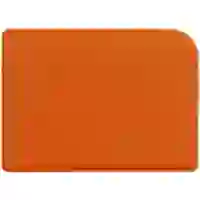 На картинке: Чехол для карточек Dorset, оранжевый на белом фоне