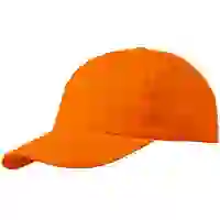 На картинке: Бейсболка Unit Standard, оранжевая на белом фоне