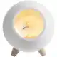 Беспроводная лампа-колонка Right Meow, белая на белом фоне