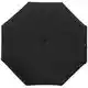 Зонт складной Manifest Color со светоотражающим куполом, черный на белом фоне