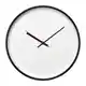 Часы настенные ChronoTop, черные на белом фоне