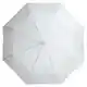 Зонт складной Unit Basic, белый на белом фоне