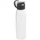 Спортивная бутылка для воды Korver, белая на белом фоне