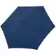 Зонт складной Carbonsteel Slim, темно-синий на белом фоне