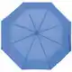 Зонт складной Manifest Color со светоотражающим куполом, синий на белом фоне